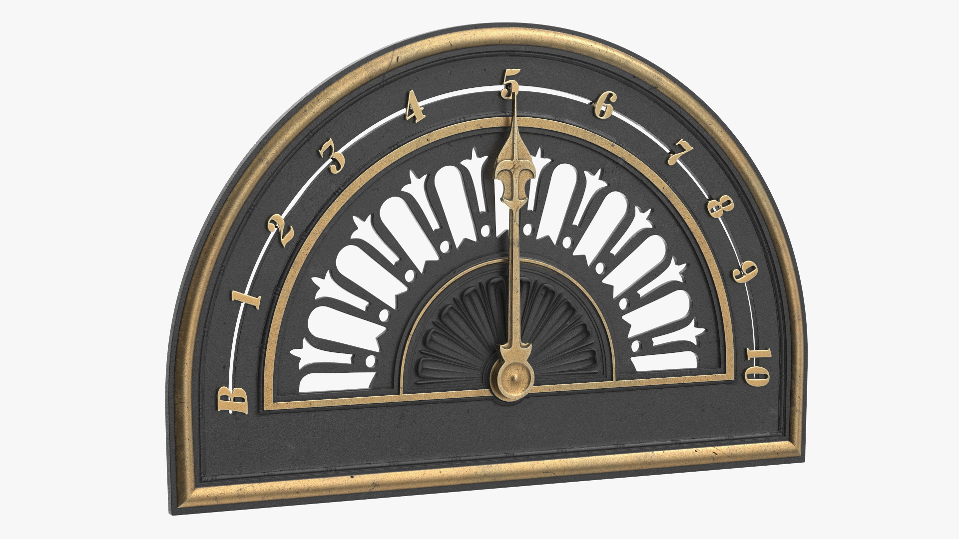 Vintage Elevator Floor Indicator 3D