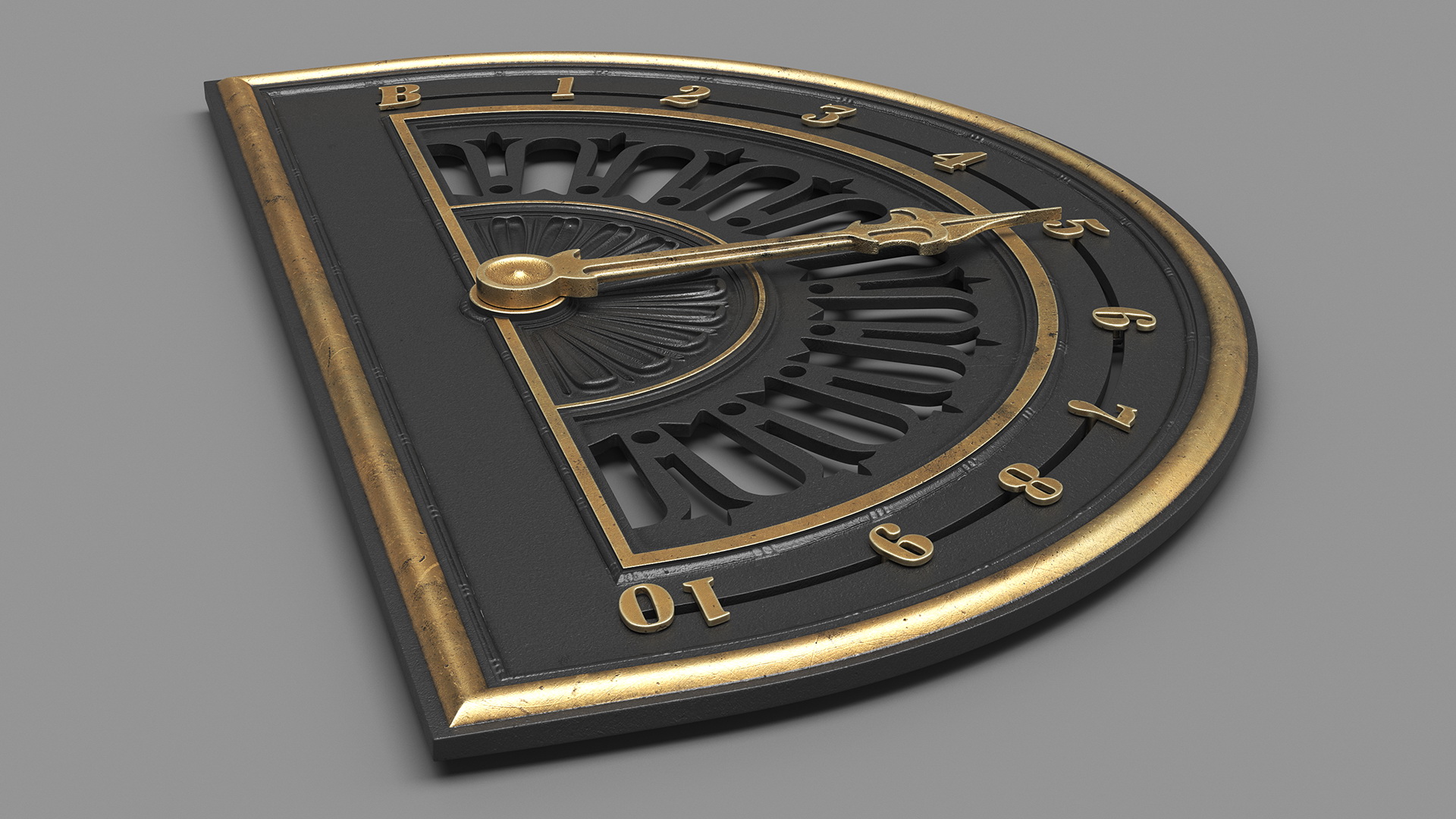 Vintage Elevator Floor Indicator 3D
