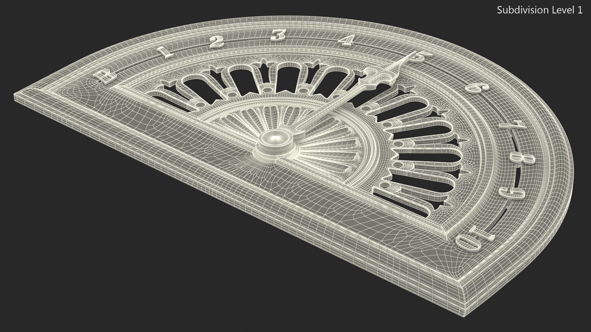 Vintage Elevator Floor Indicator 3D