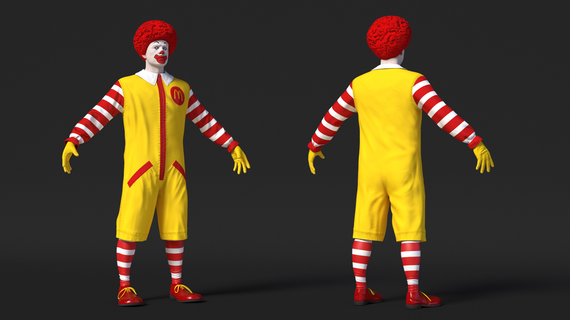 3D model McDonalds Clown