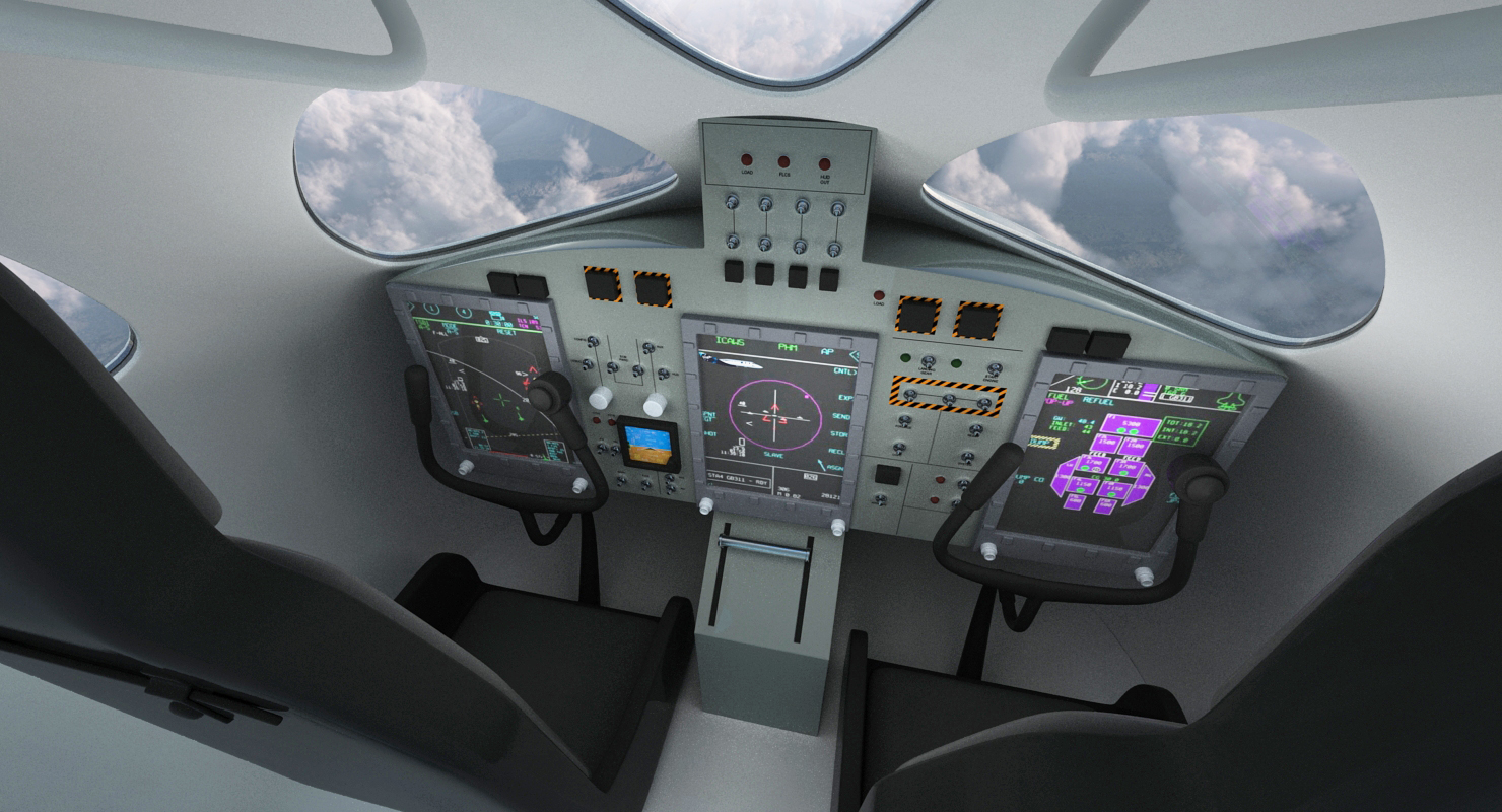 3D Virgin Galactic SpaceShipTwo model
