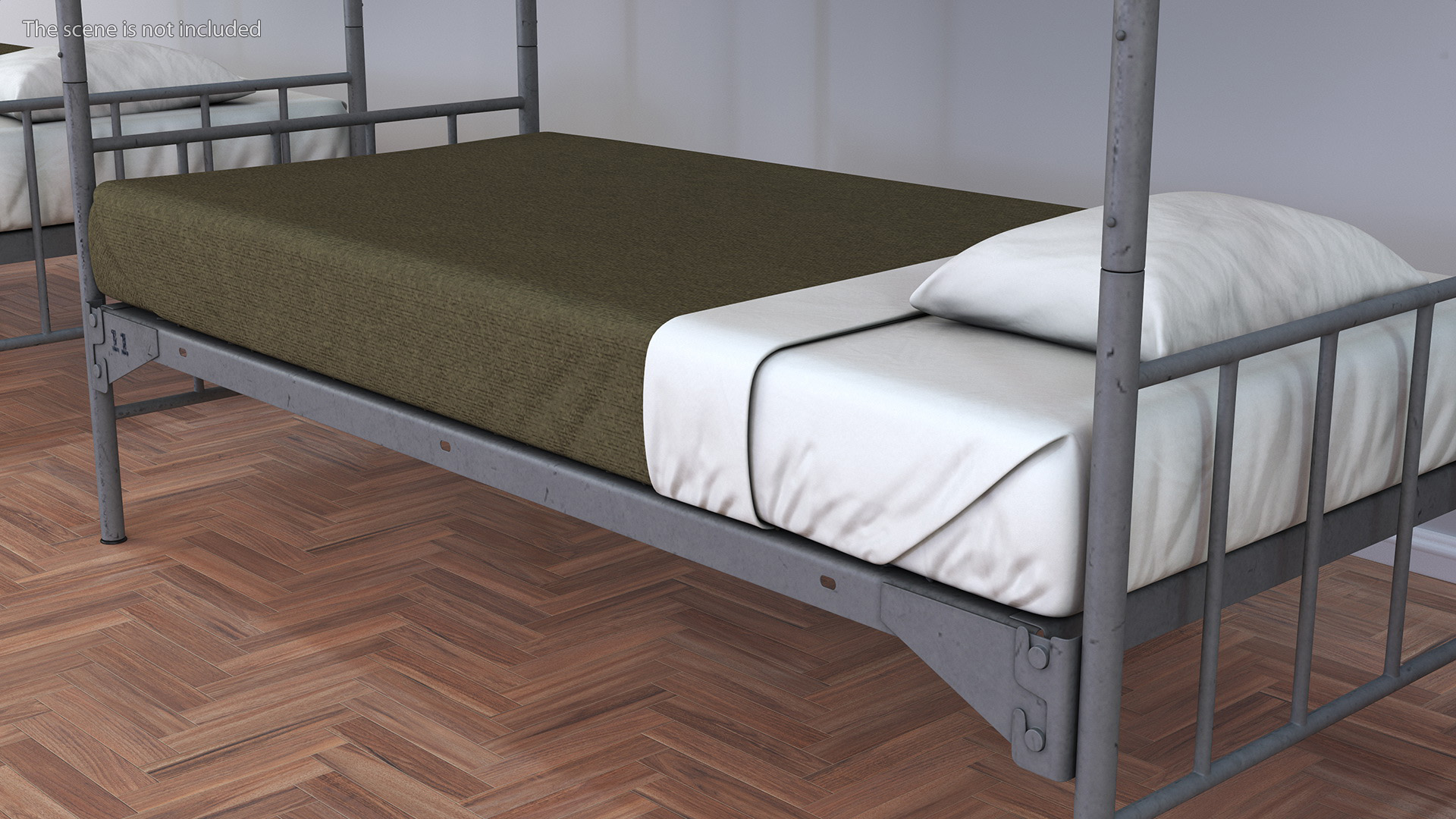 Military Bunk Bed Worn 3D