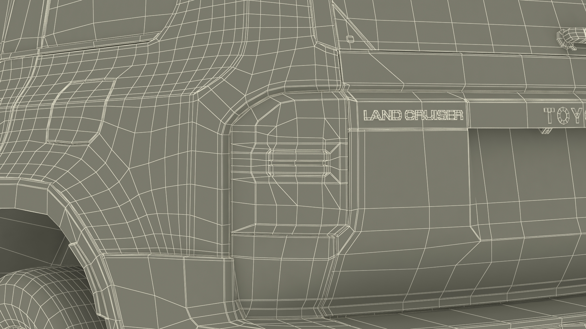 Toyota Land Cruiser 2024 Blue Color Rigged 3D