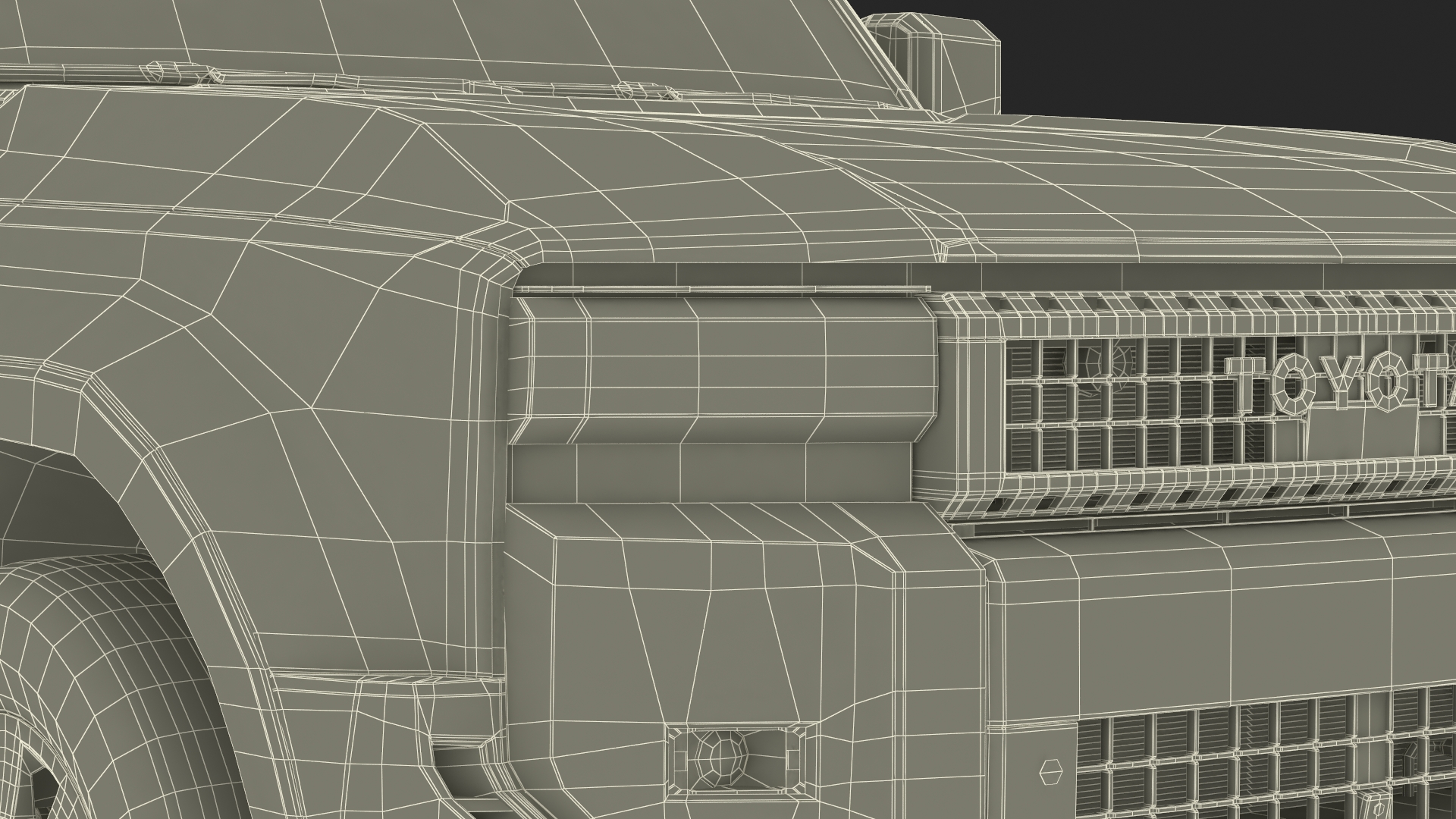 Toyota Land Cruiser 2024 Blue Color Rigged 3D