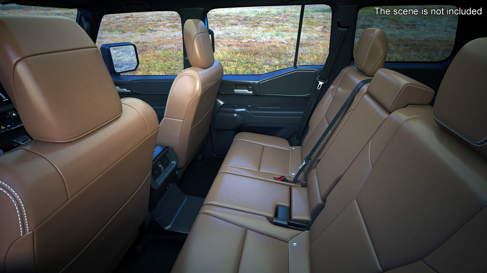Toyota Land Cruiser 2024 Blue Color Rigged 3D
