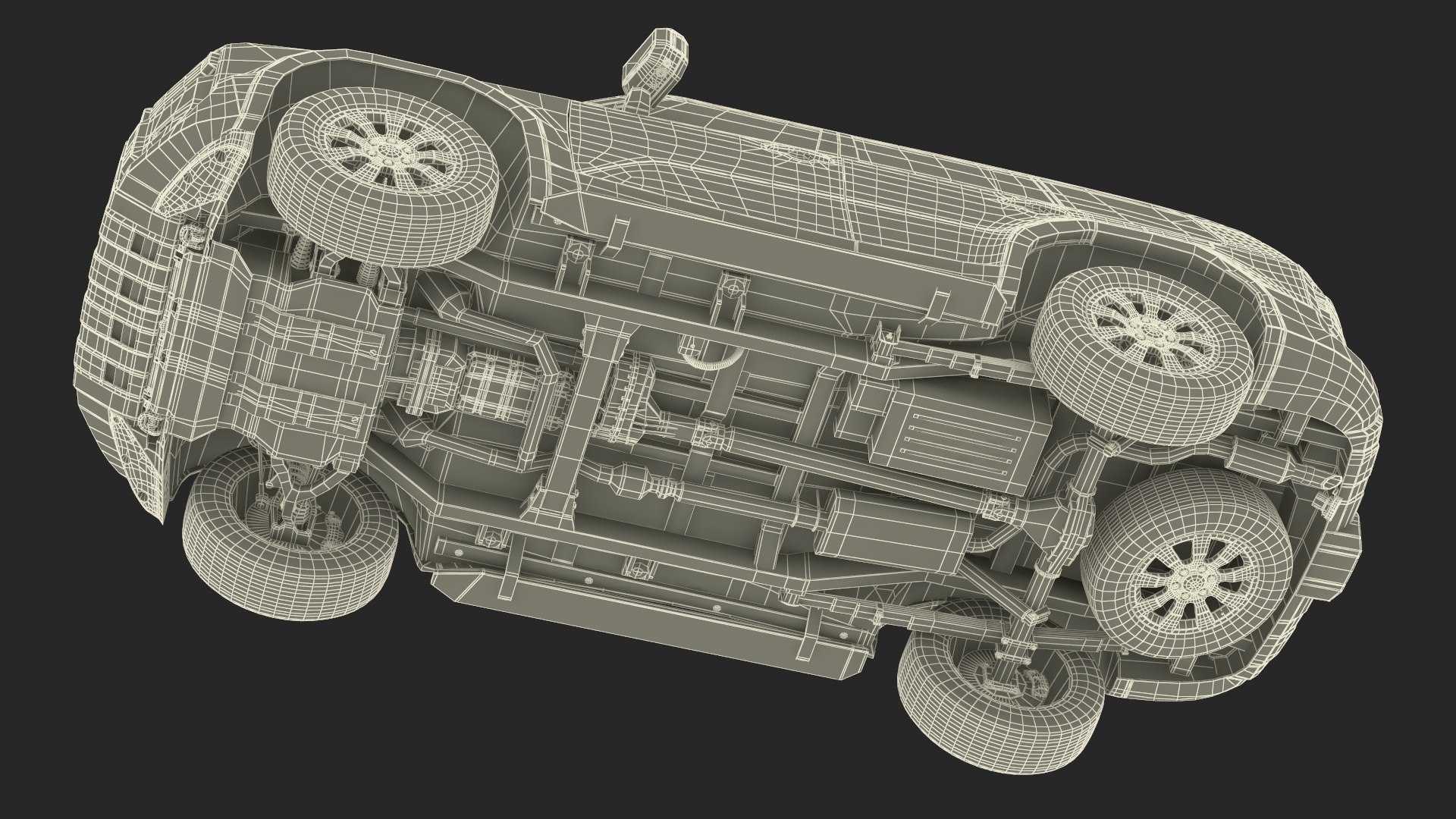 Toyota Land Cruiser 2024 Blue Color Rigged 3D