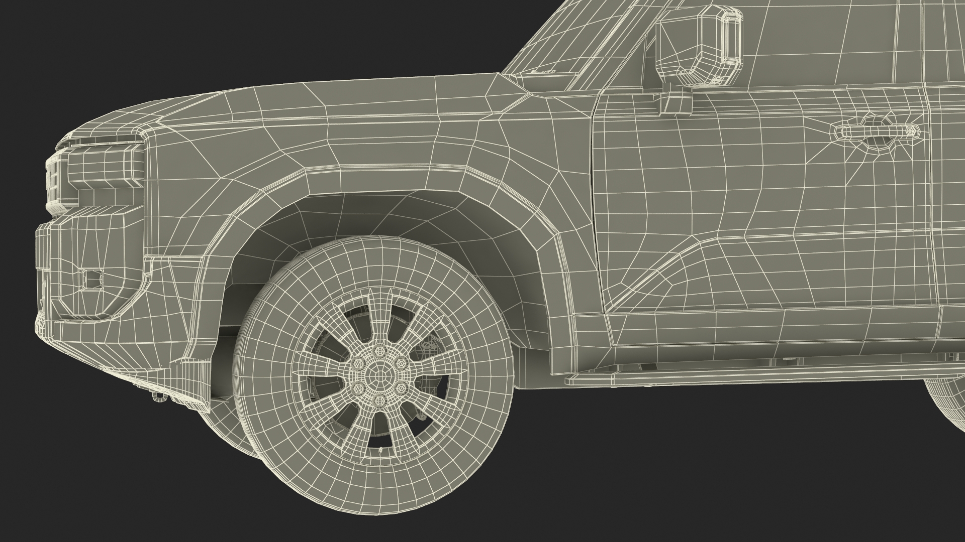 Toyota Land Cruiser 2024 Blue Color Rigged 3D