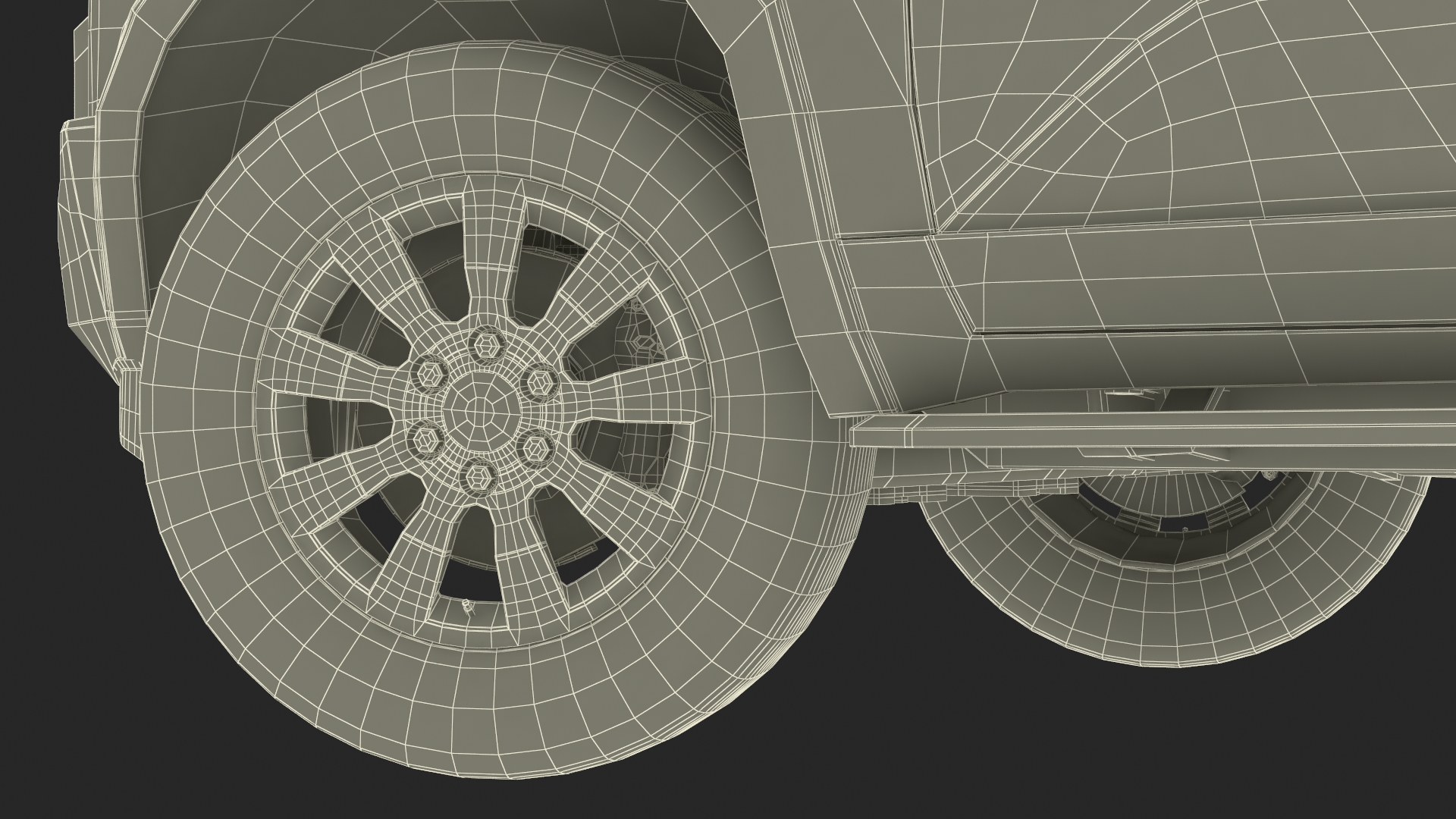 Toyota Land Cruiser 2024 Blue Color Rigged 3D