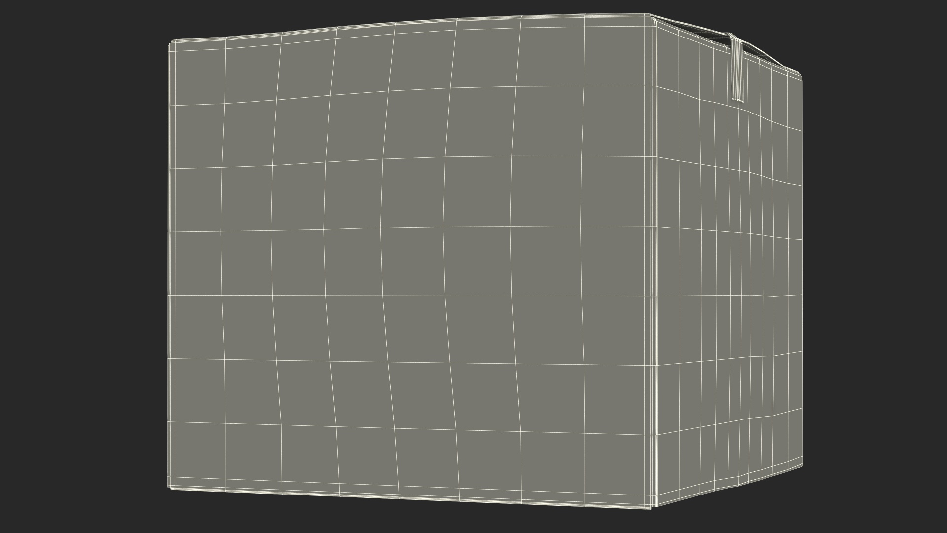 Cardboard Box Brown 3D model