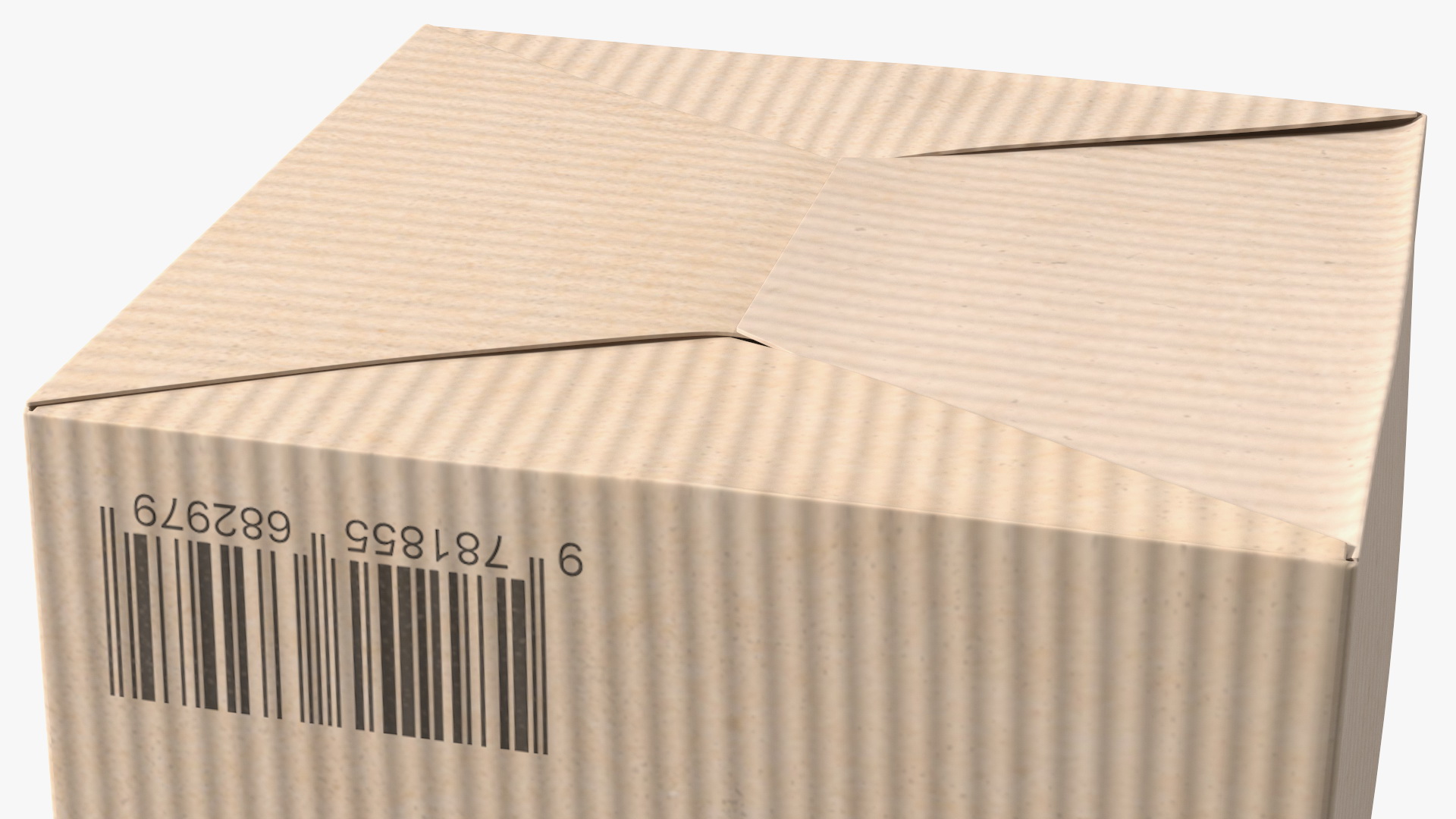 Cardboard Box Brown 3D model