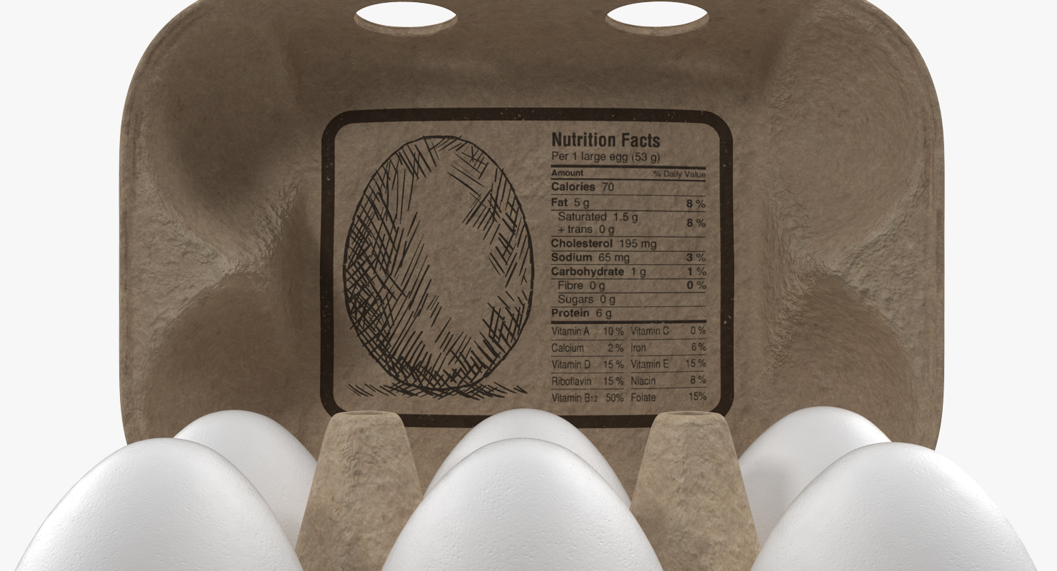 3D model Eggs In Package