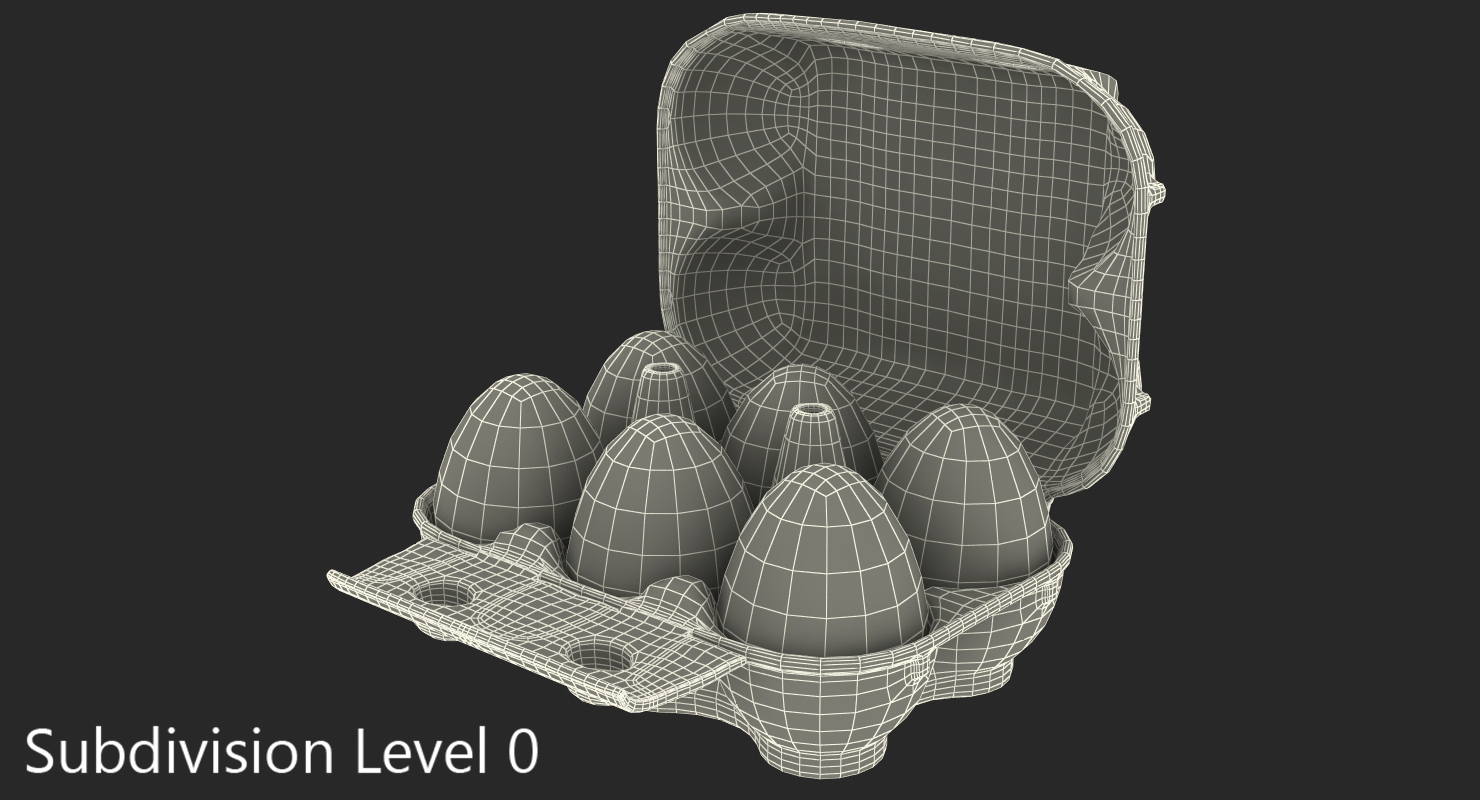 3D model Eggs In Package