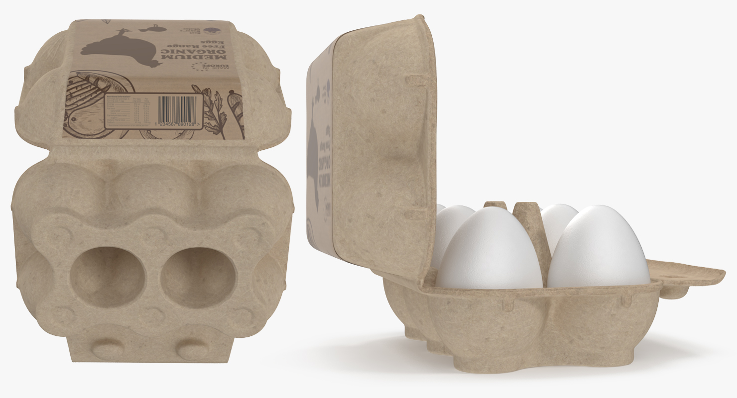 3D model Eggs In Package