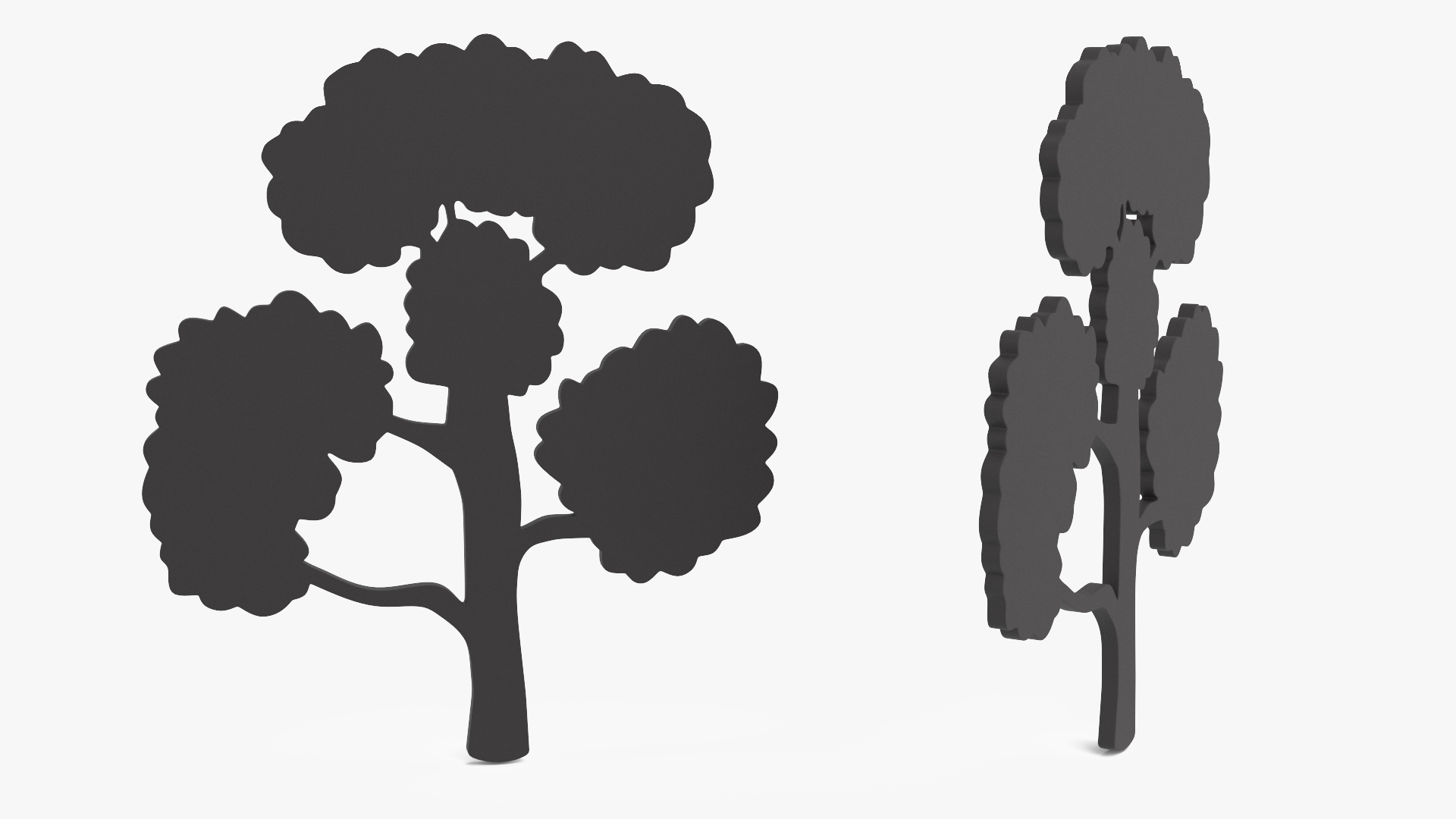 3D Sandalwood Silhouette