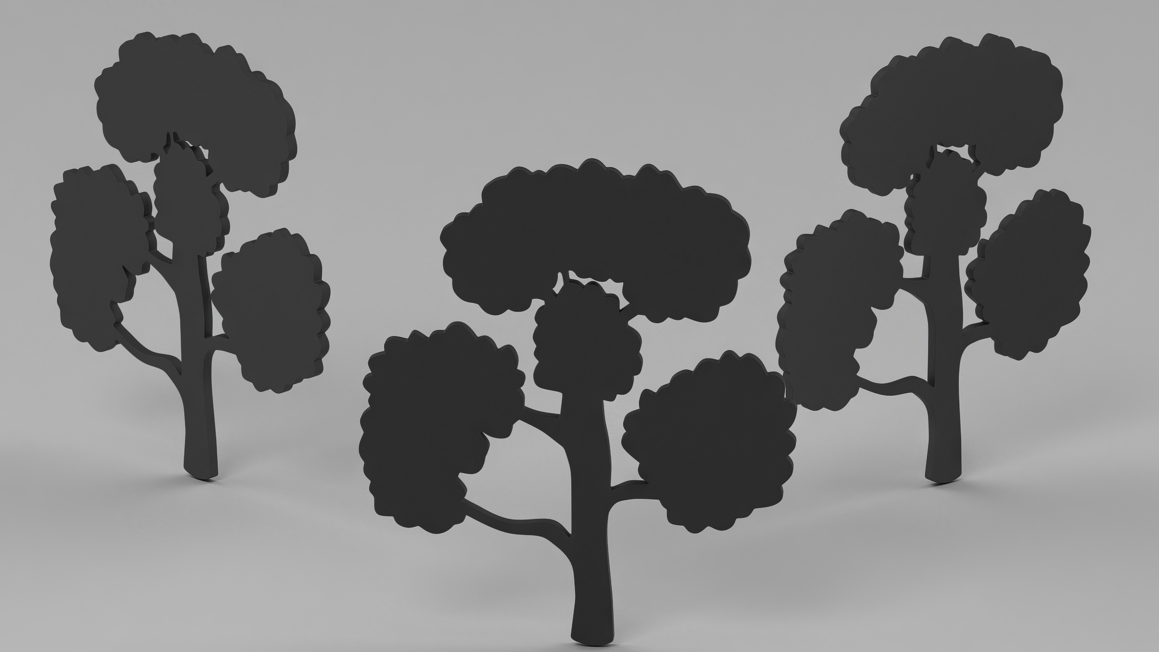 3D Sandalwood Silhouette
