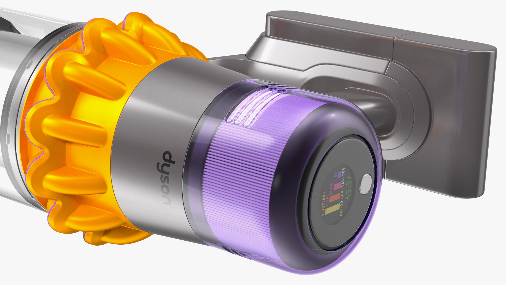 Dyson V15 Cordless Vacuum Cleaner with Hair Screw Tool 3D model