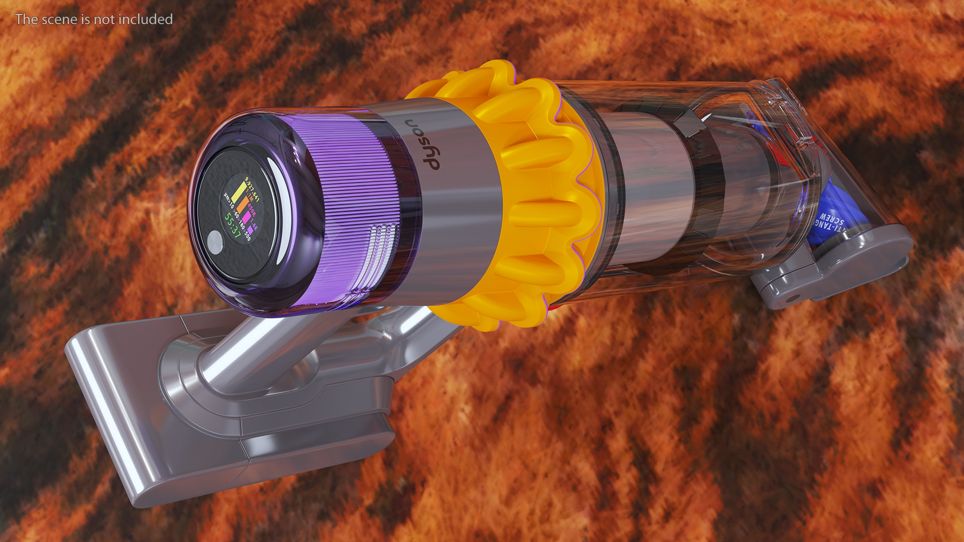 Dyson V15 Cordless Vacuum Cleaner with Hair Screw Tool 3D model