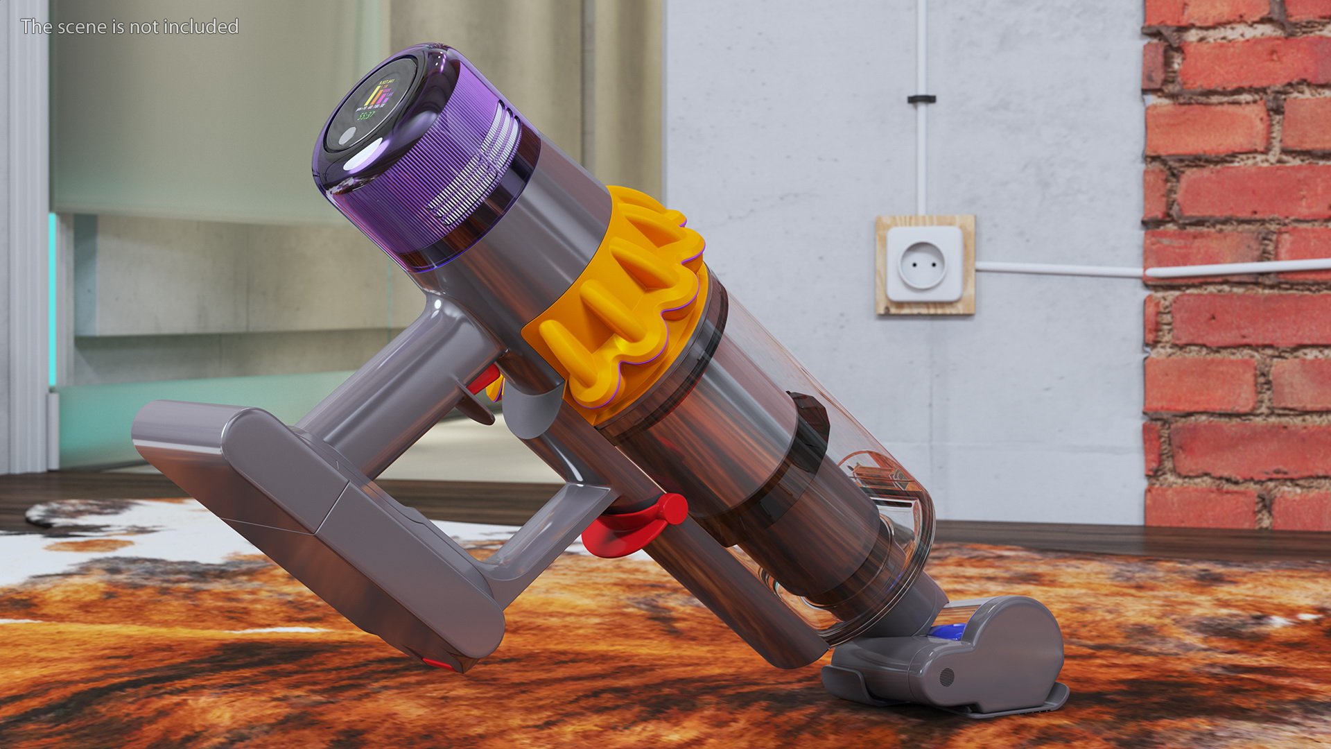 Dyson V15 Cordless Vacuum Cleaner with Hair Screw Tool 3D model