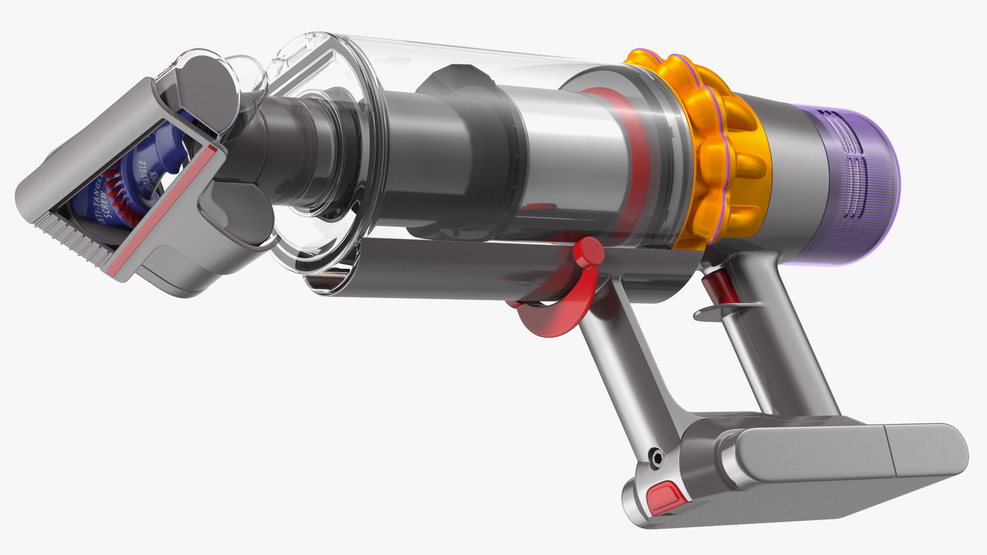 Dyson V15 Cordless Vacuum Cleaner with Hair Screw Tool 3D model