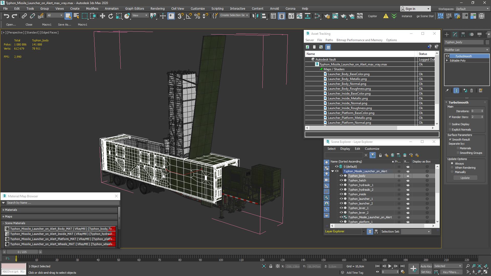 Typhon Missile Launcher on Alert 3D