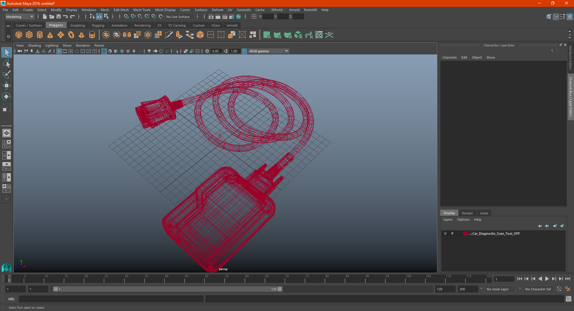 3D Car Diagnostic Scan Tool OFF model