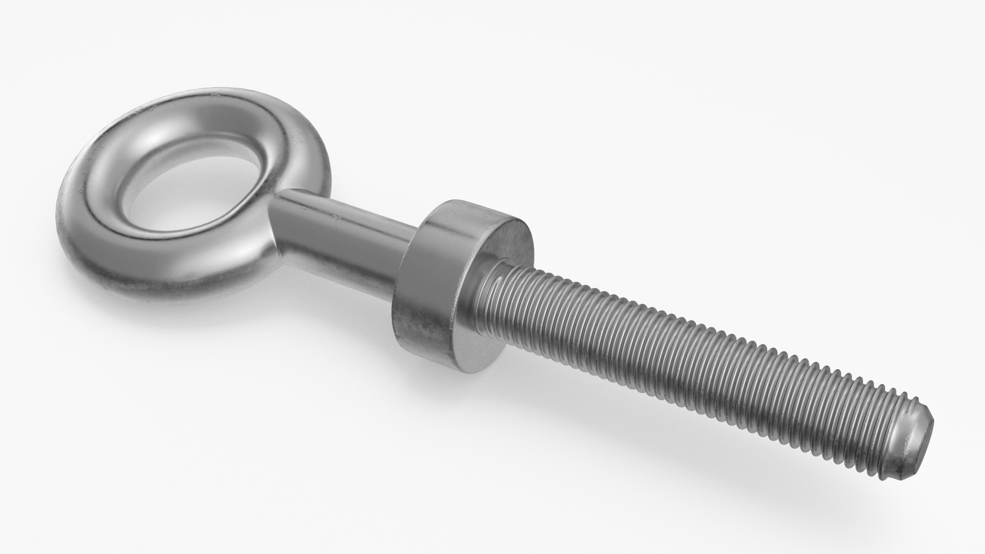 Chromed Steel Nuts and Bolts Kit 3D