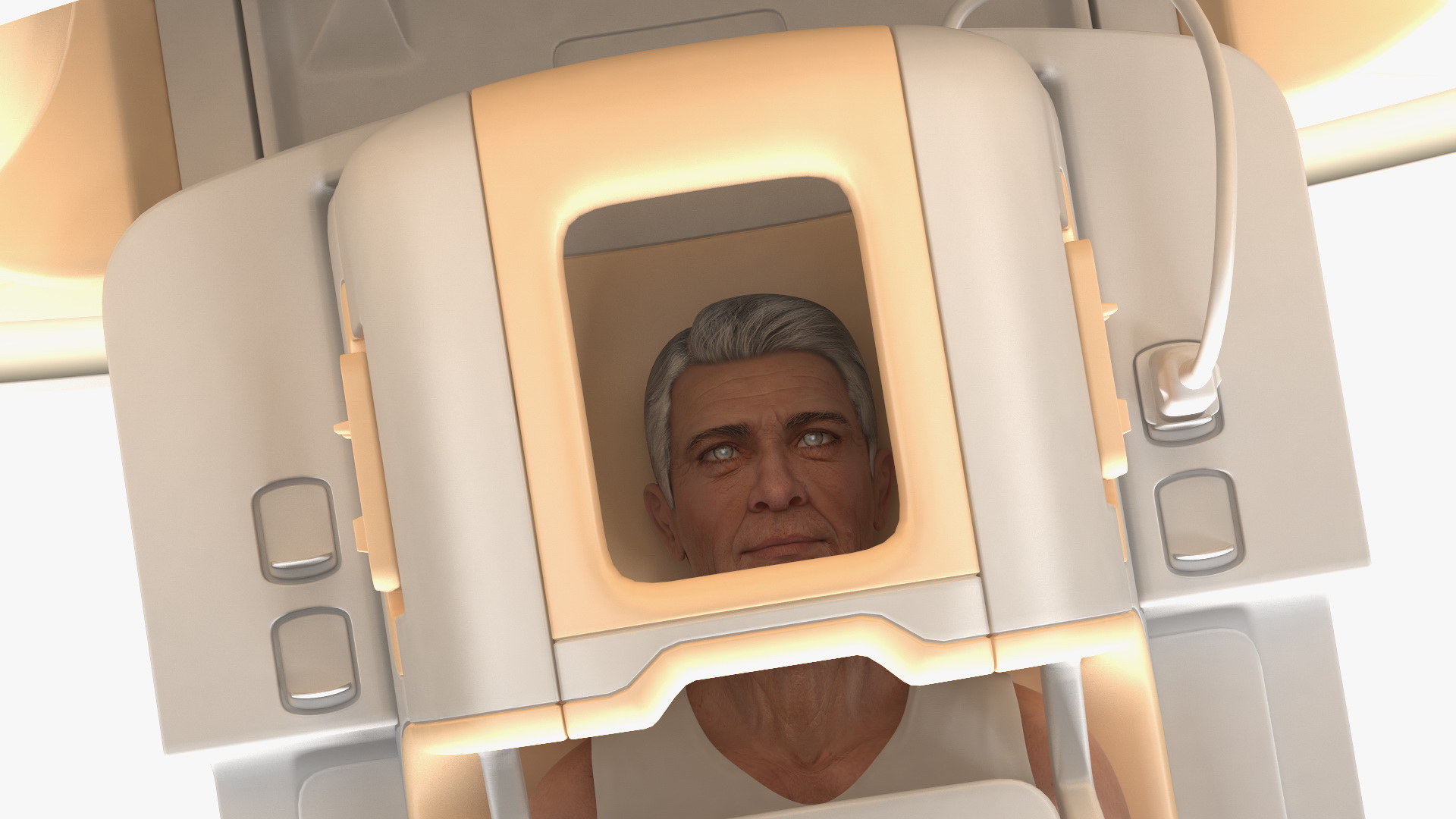 MRI Scanner Philips with Patient 3D