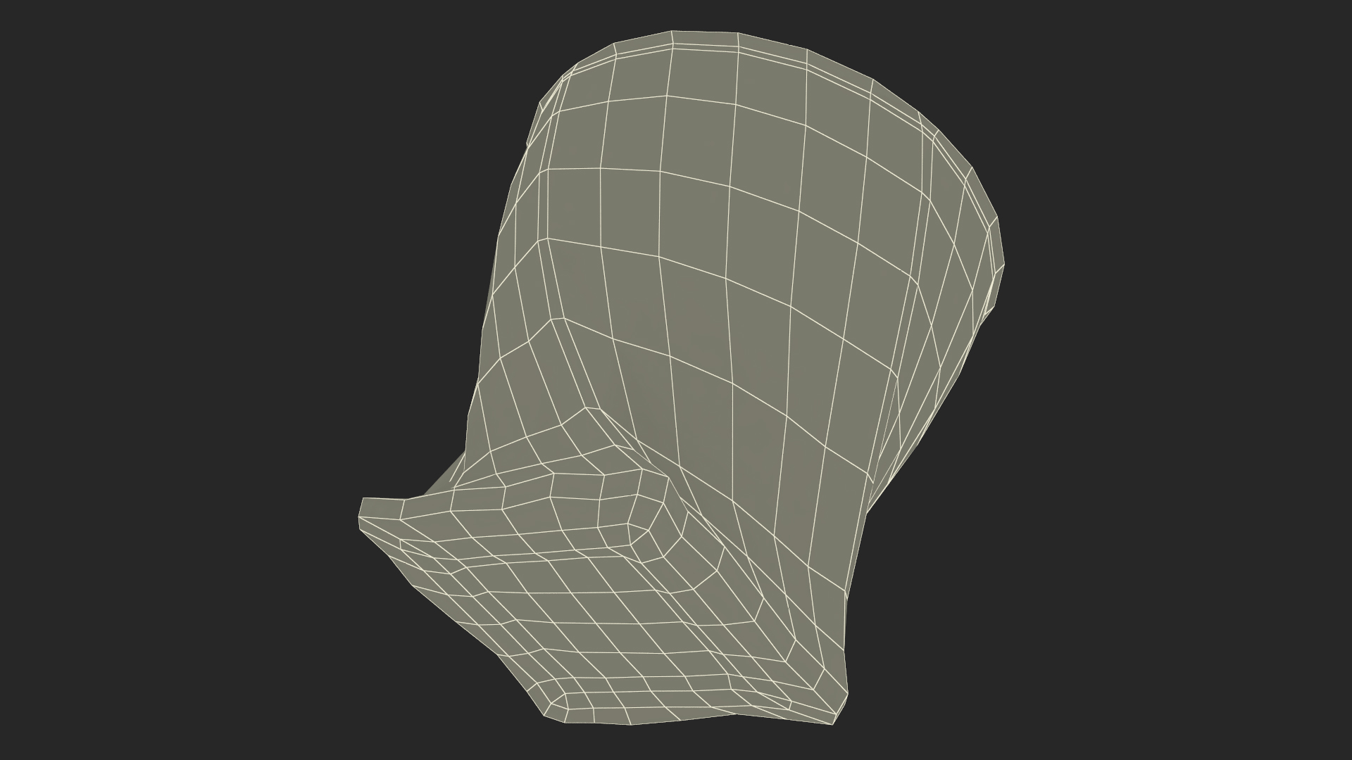 Twisted Rocks Glass With Whiskey 3D