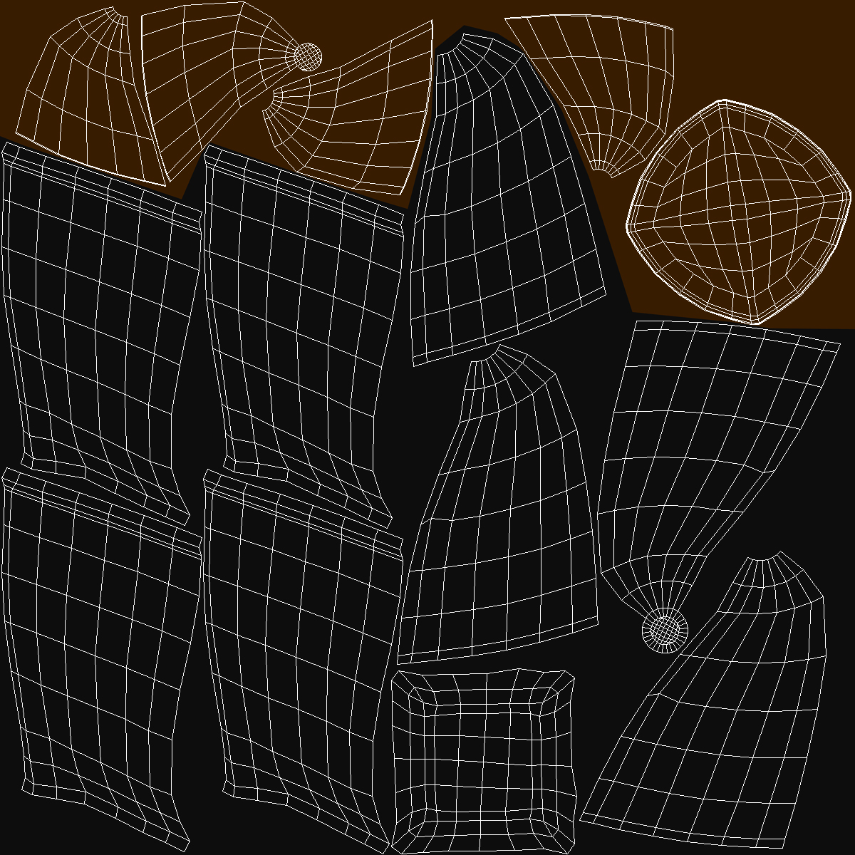 Twisted Rocks Glass With Whiskey 3D