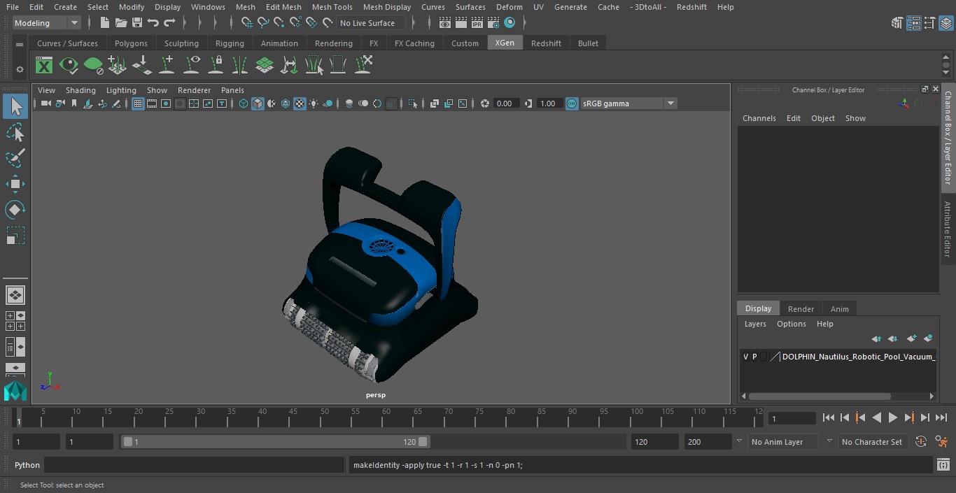 DOLPHIN Nautilus Robotic Pool Vacuum Cleaner 3D model