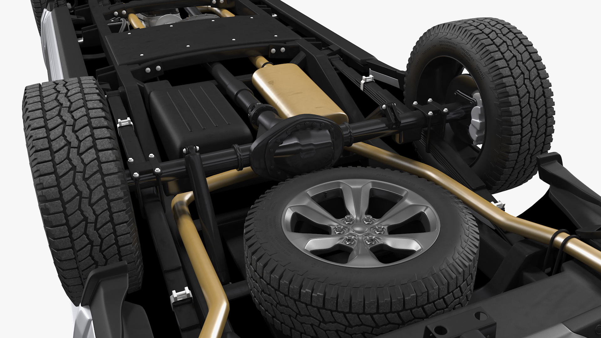 3D Pickup Truck Generic Simple Interior
