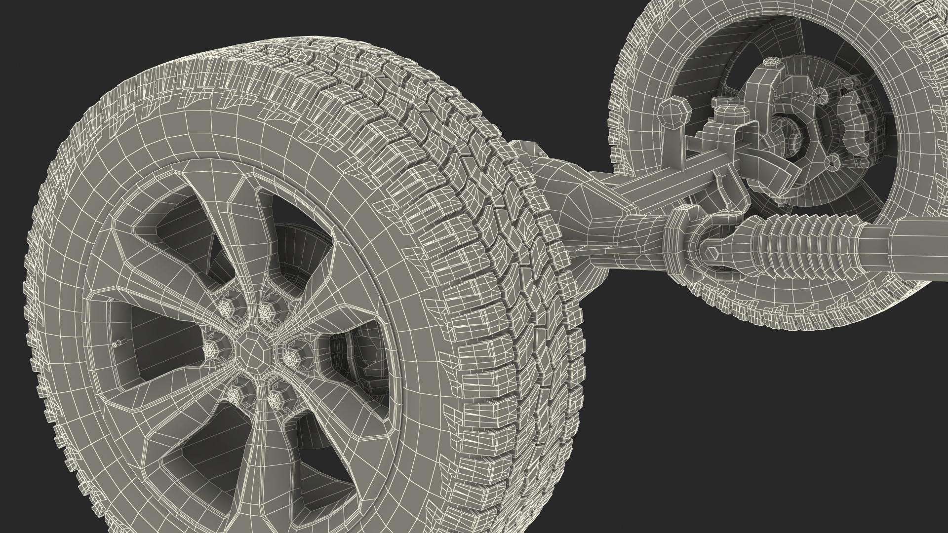 3D Pickup Truck Generic Simple Interior