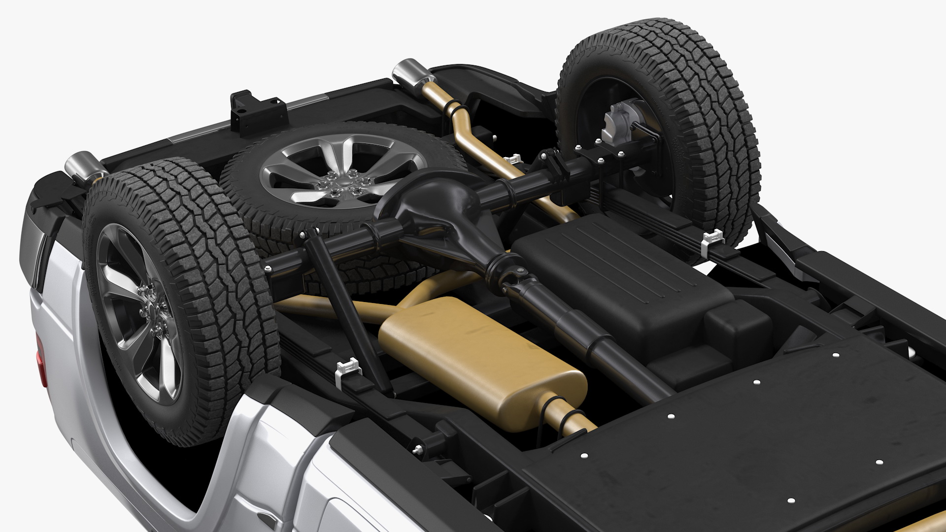 3D Pickup Truck Generic Simple Interior