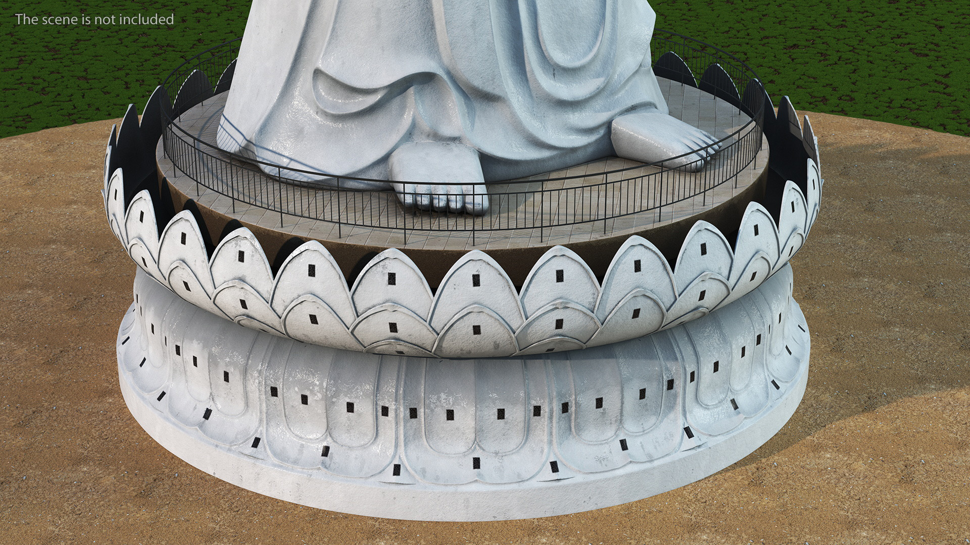 3D model Buddhist Statue Wat Phothikyan Phut Thak Tham