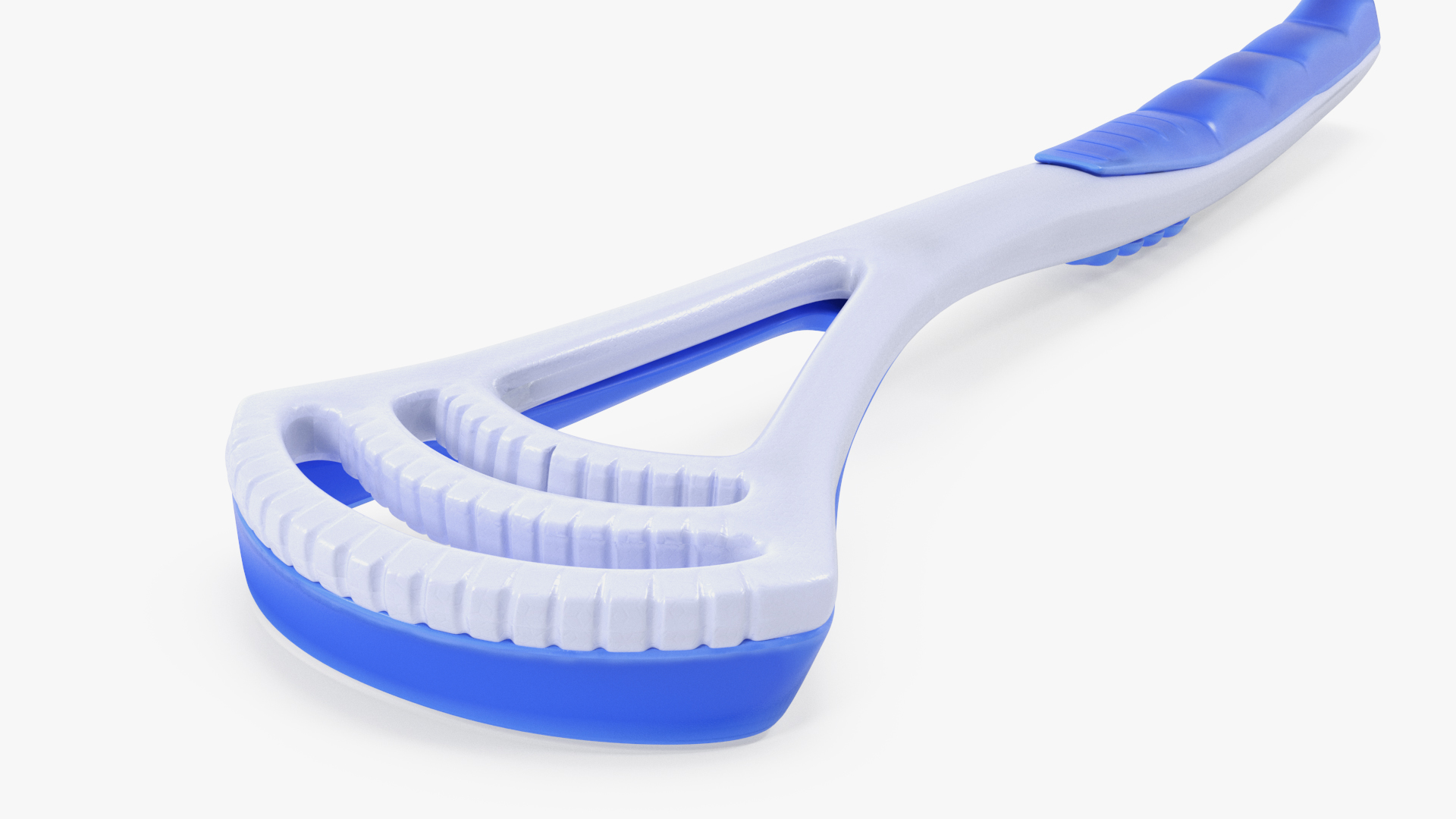 Tongue Scraper Blue 3D model