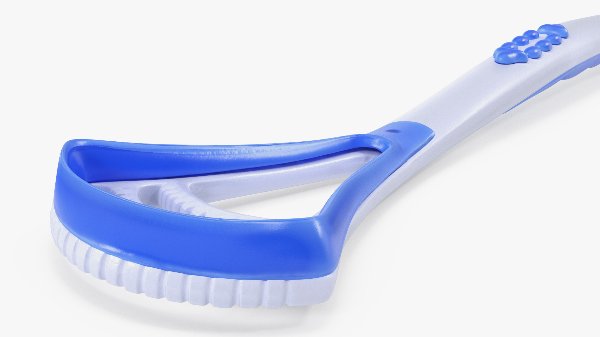 Tongue Scraper Blue 3D model