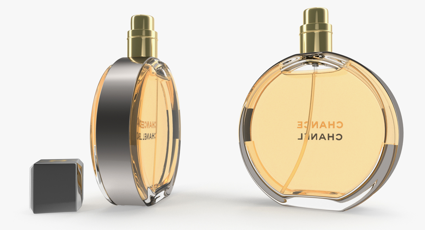 3D Chanel Chance Eau Parfum Vaporisateur Parfum Bottle
