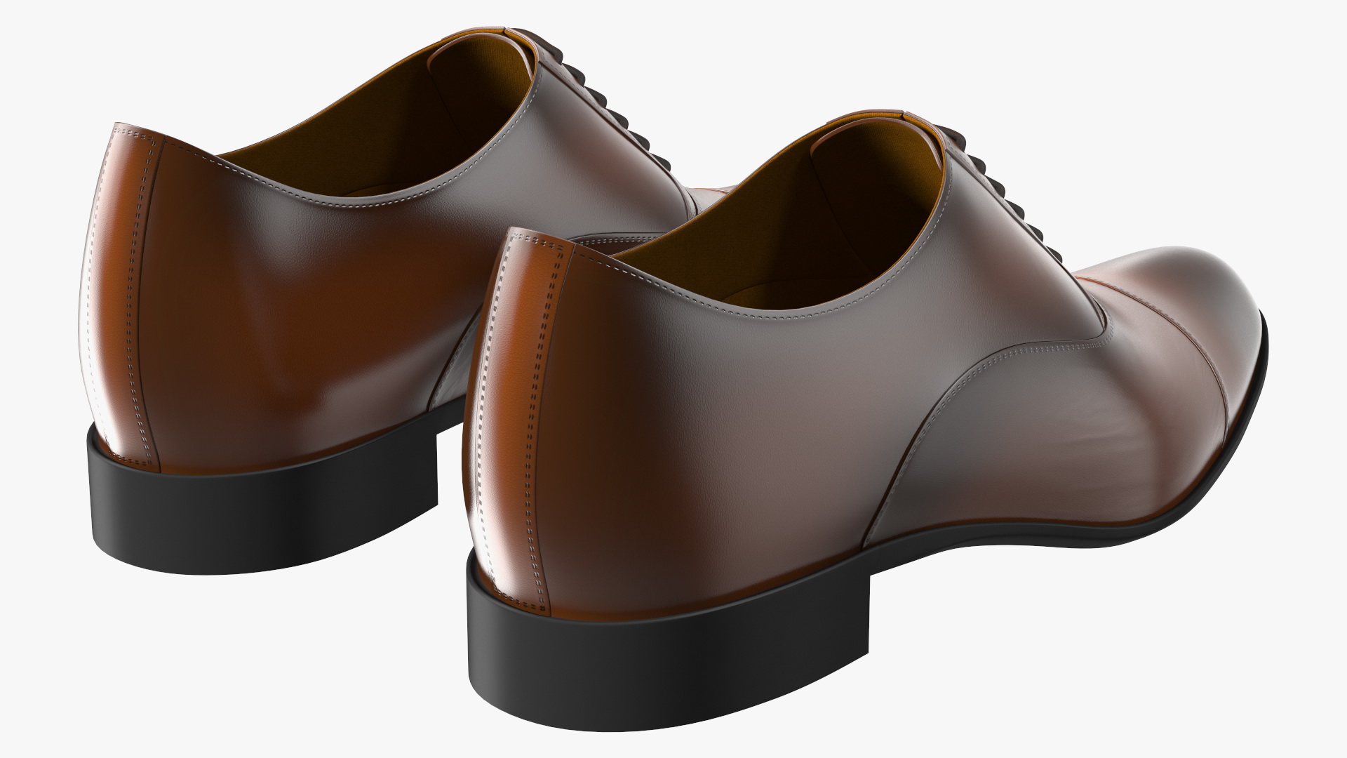 Men Leather Formal Shoes 3D model