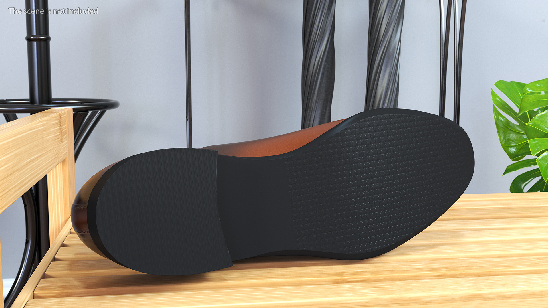Men Leather Formal Shoes 3D model