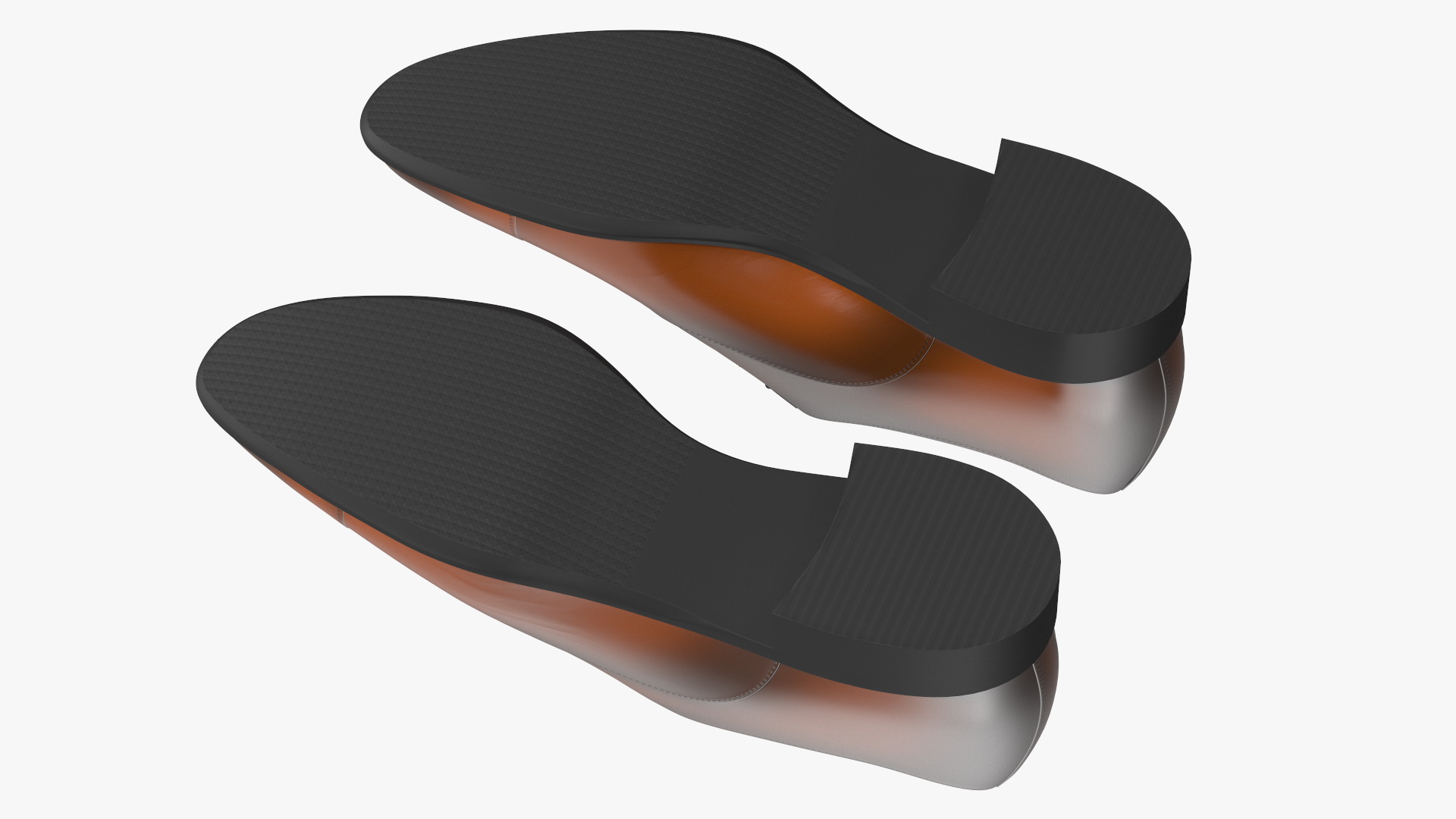 Men Leather Formal Shoes 3D model
