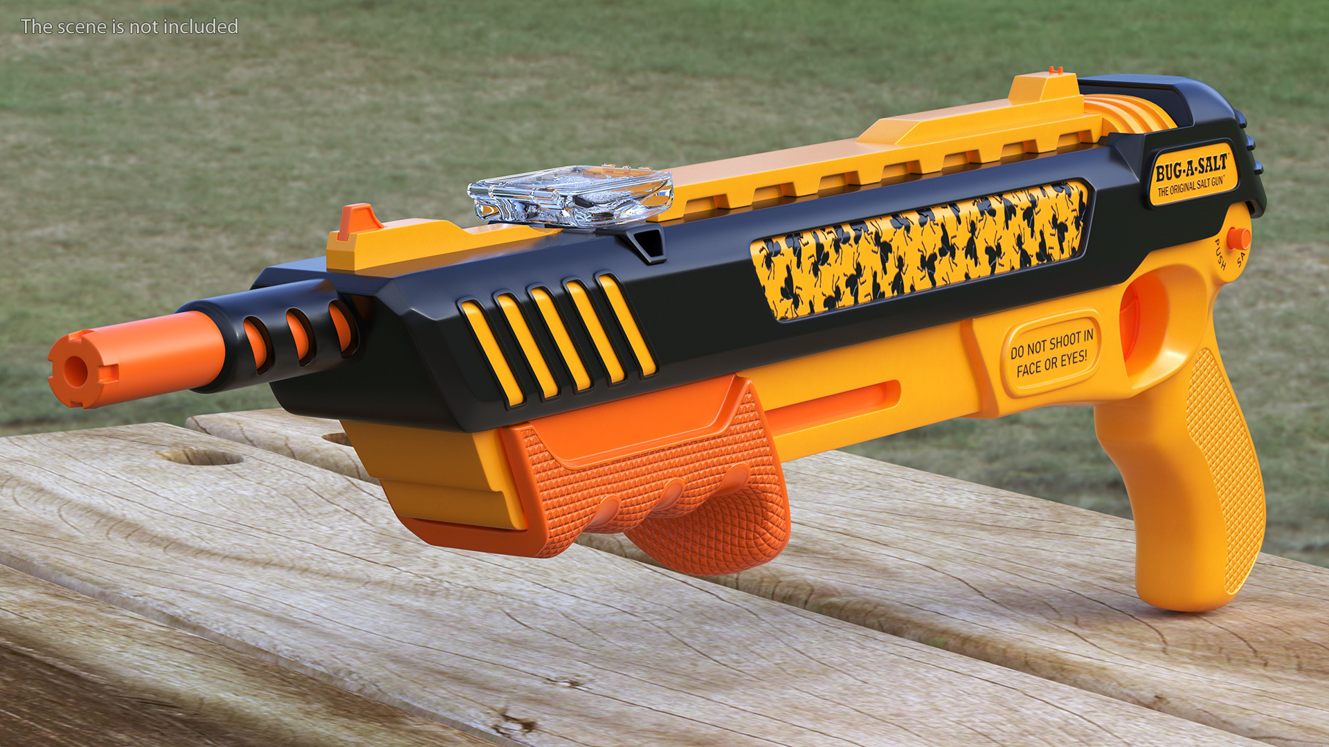 3D model Garden Salt Gun Bug-a-Salt Yellow 3