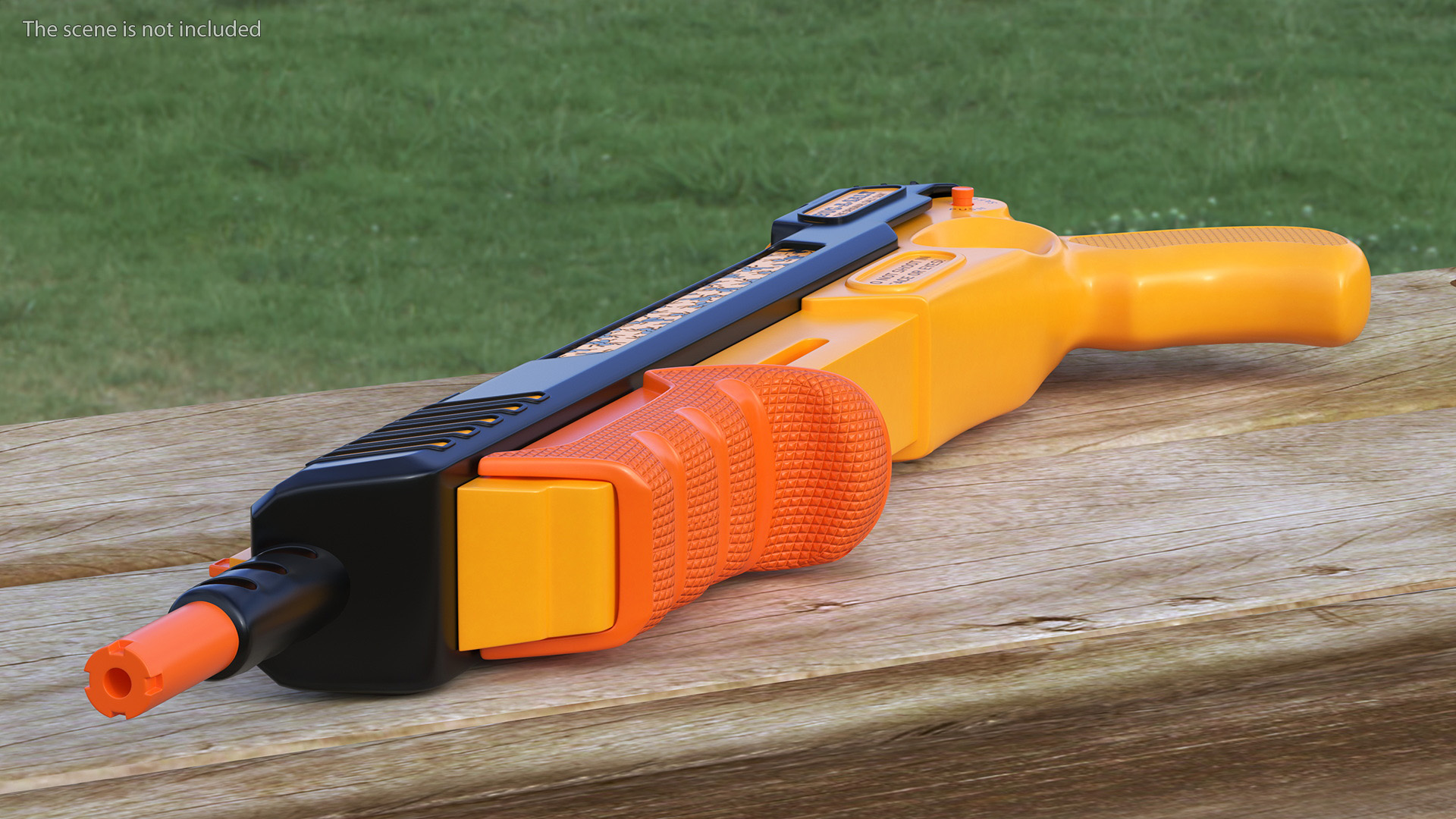 3D model Garden Salt Gun Bug-a-Salt Yellow 3