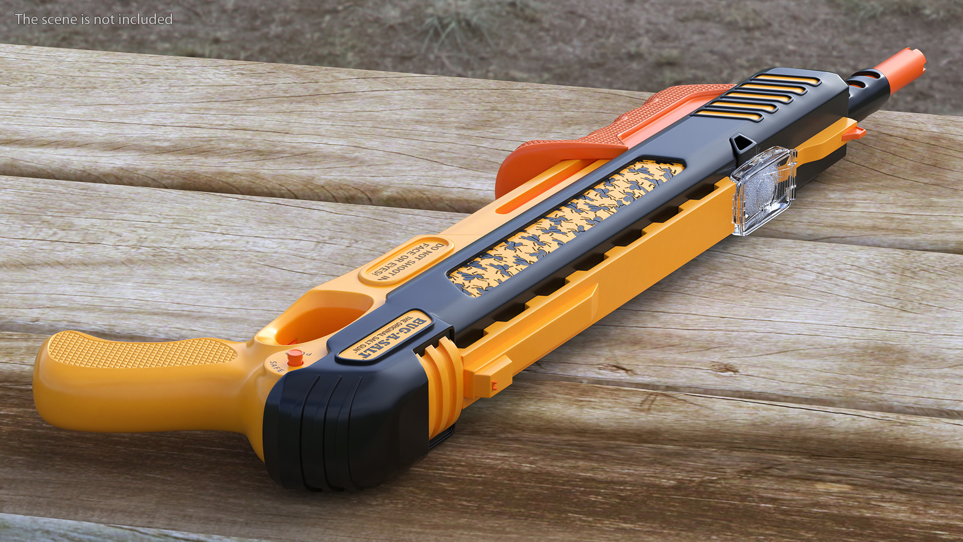 3D model Garden Salt Gun Bug-a-Salt Yellow 3