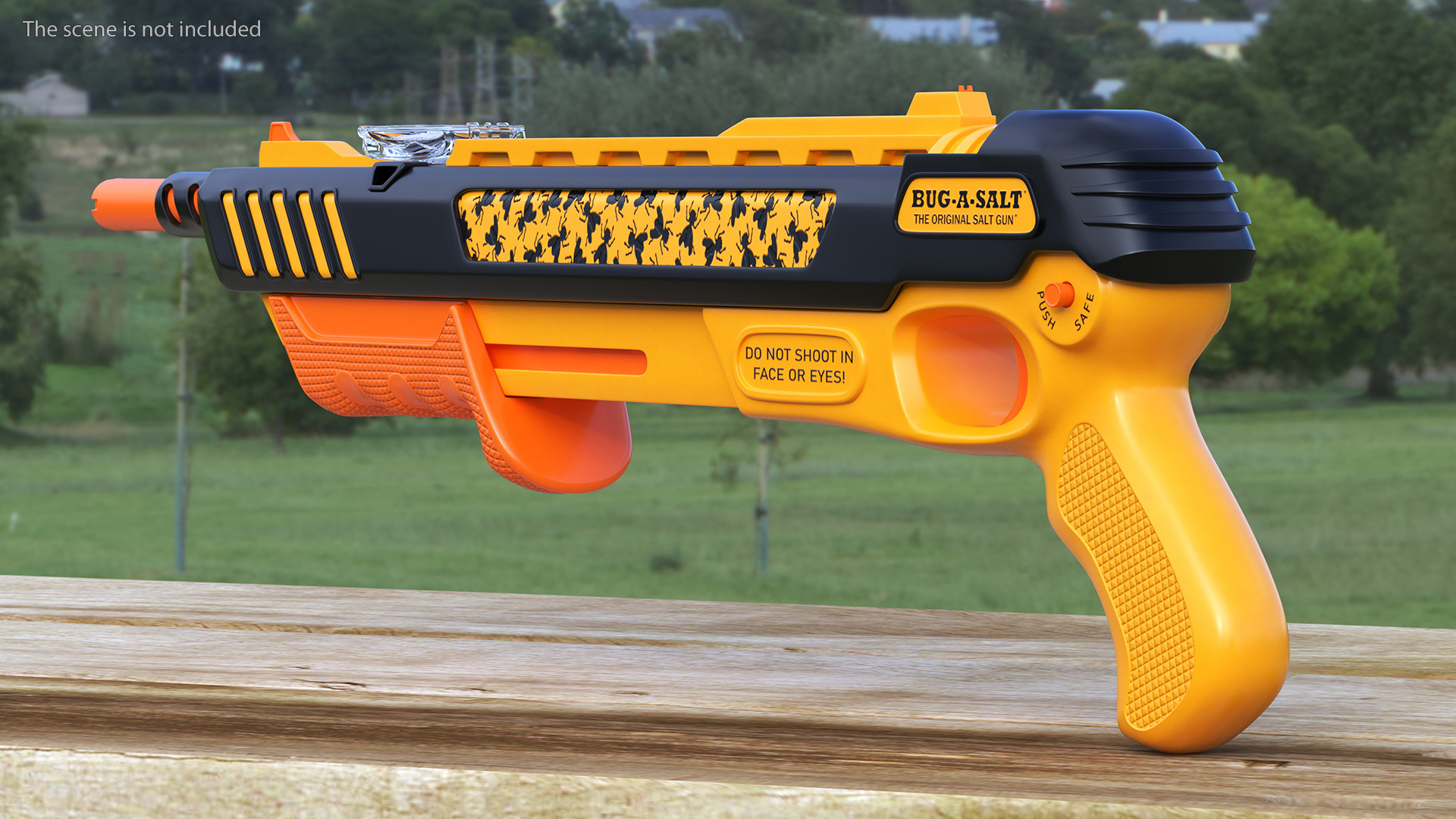 3D model Garden Salt Gun Bug-a-Salt Yellow 3