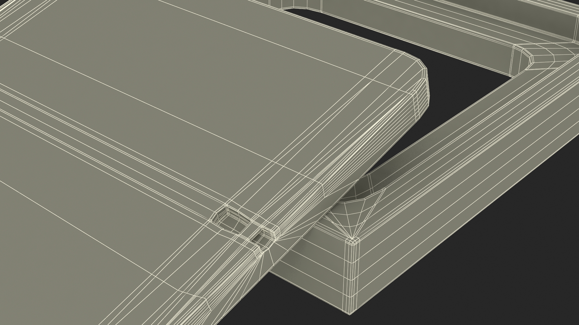 Concrete Manhole Cover Square 3D model
