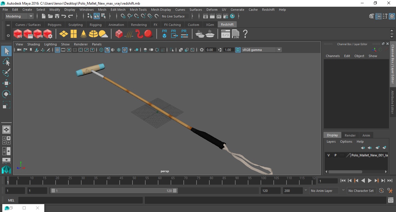 3D model Polo Mallet New