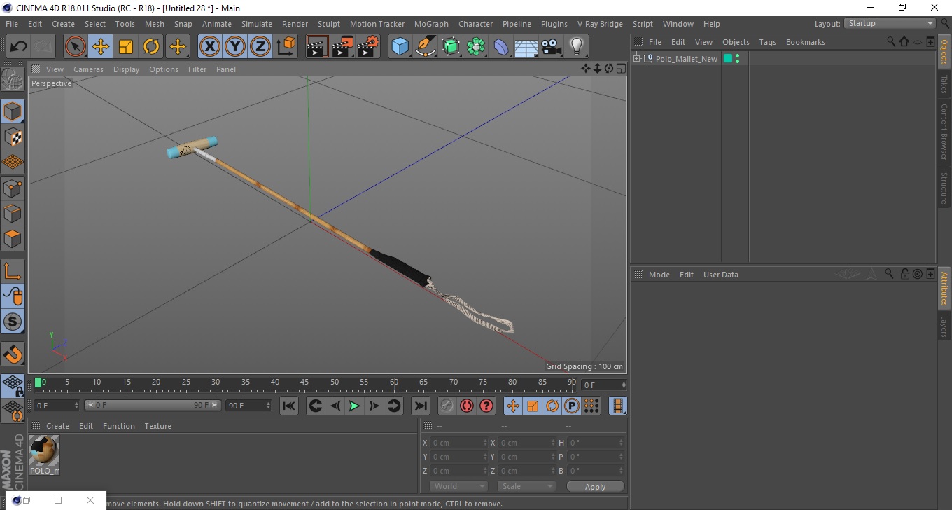 3D model Polo Mallet New