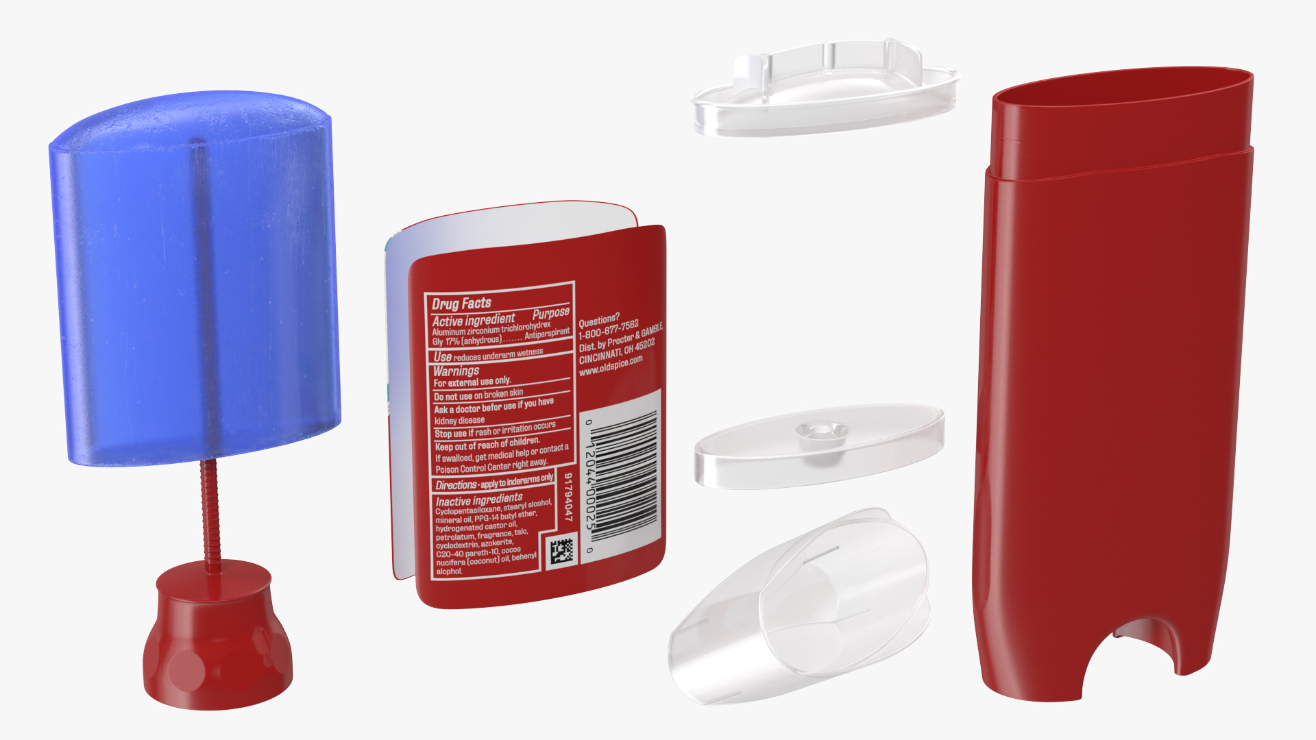 3D model Old Spice Pure Sport Anti Perspirant and Deodorant