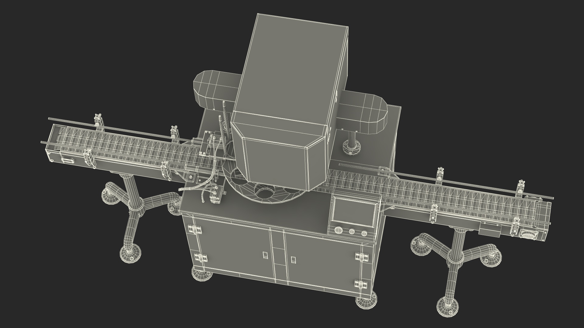 3D model Cover Packing Machine LandPack