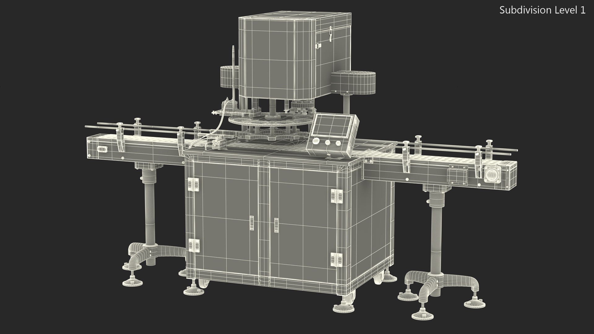 3D model Cover Packing Machine LandPack